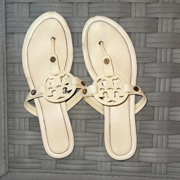 Tory Burch Shoes - Tory Burch Cream Sandals